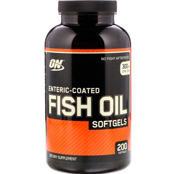 Optimum Nutrition, Enteric-Coated Fish Oil, 200 Softgels (1)